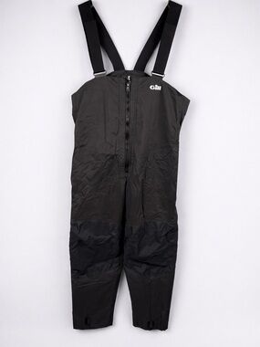 Gill Coastal Trousers XL Waterproof Bib Pants Sailing Fishing Black